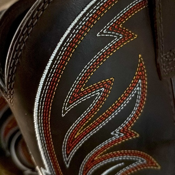 Mens Ariat Western Style WorkHog XT Work Boot 10EE Wide, Brown - Picture 6 of 14